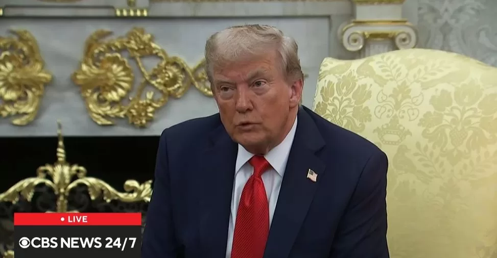 Президент США Дональд Трамп / Кадр из трансляции