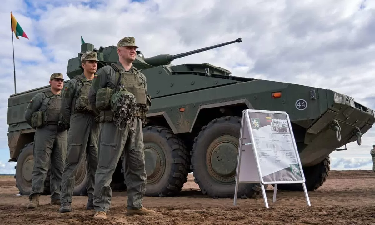 Литовська бойова машина Vilkas (Boxer) / Фото: міністерство оборони Литви
