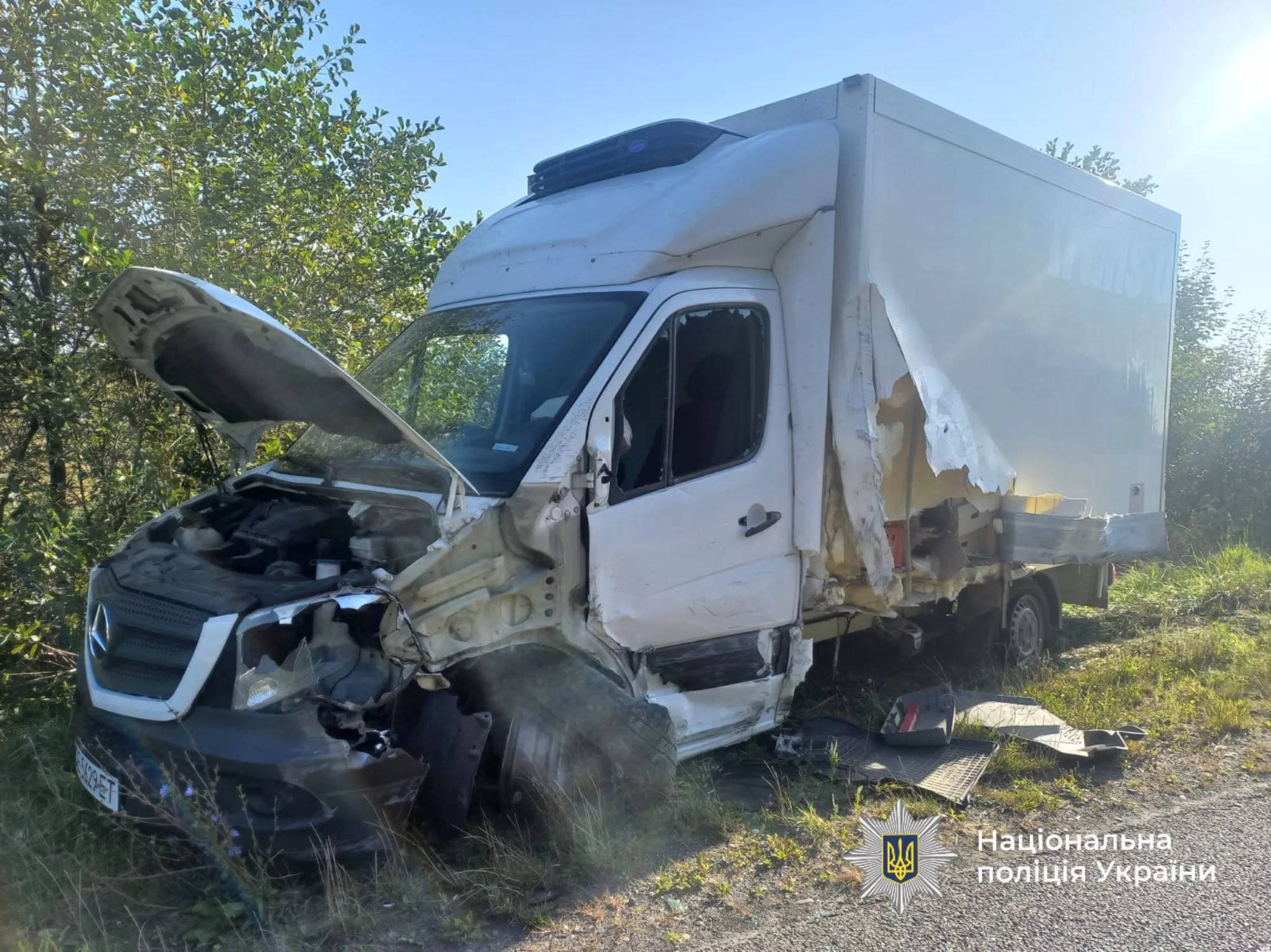 Последствия ДТП в Ивано-Франковской области