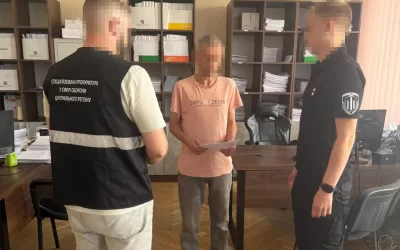 Задержанный по подозрению в работе на РФ / Фото: ГБР