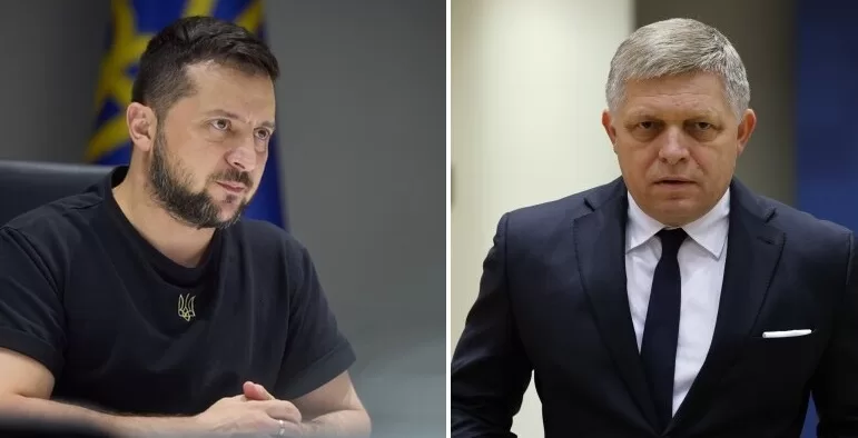 Володимир Зеленський та Роберт Фіцо / Колаж: Головне в Україні