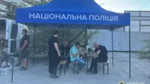 Мобильный пункт для оказания помощи / Фото: Полиция Днепропетровщины