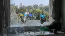 В Сумах нанесен очередной удар по зданию обладминистрации / Фото Кордон.Медиа