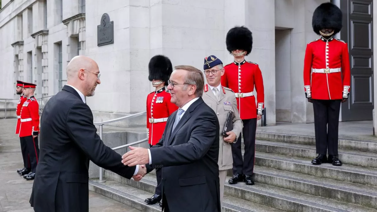 Денис Шмигаль прибув на засідання Контактної групи з питань оборони України / Фото: Міноборони