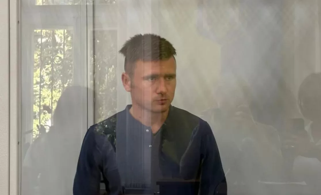 Підозрюваний Олексій Пономарьов у залі суду / Фото: hromadske