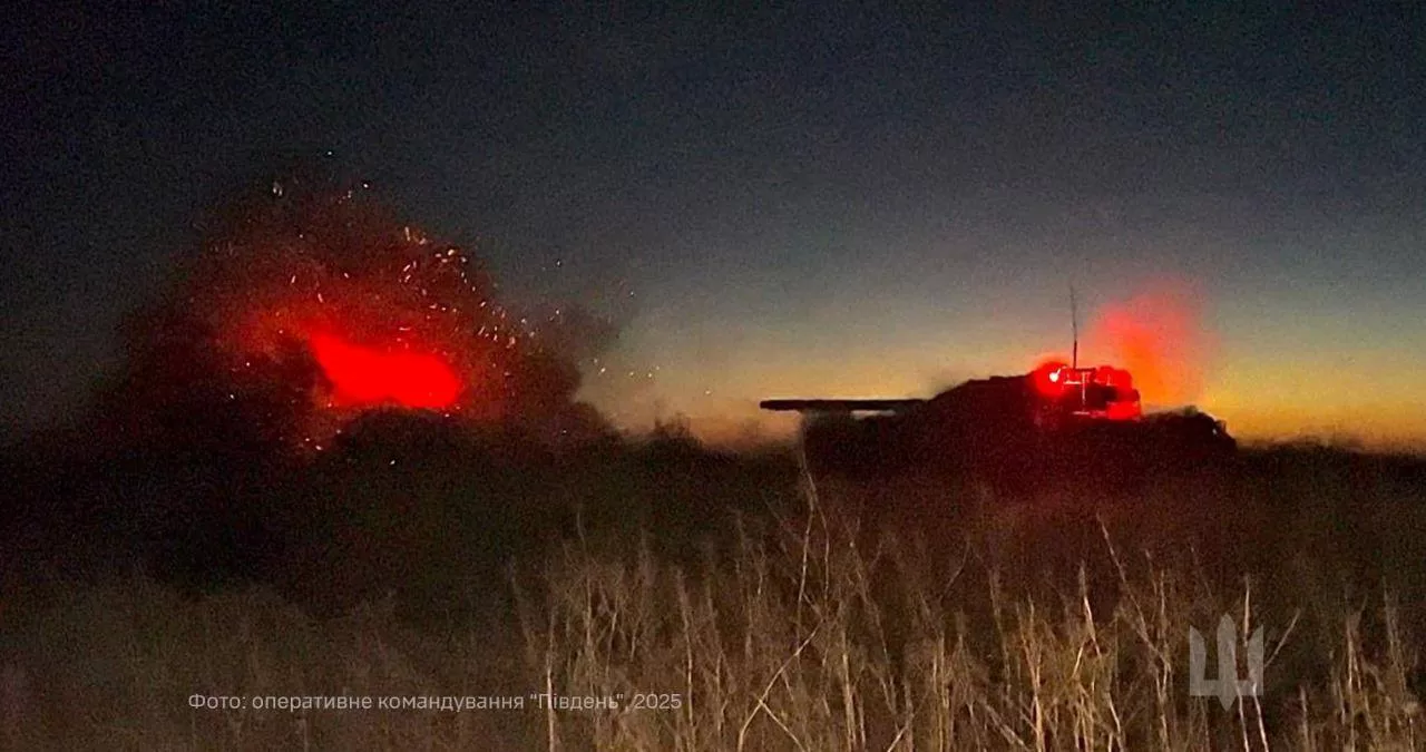 Нічна операція із залученням танка / Фото: Генштаб ЗСУ