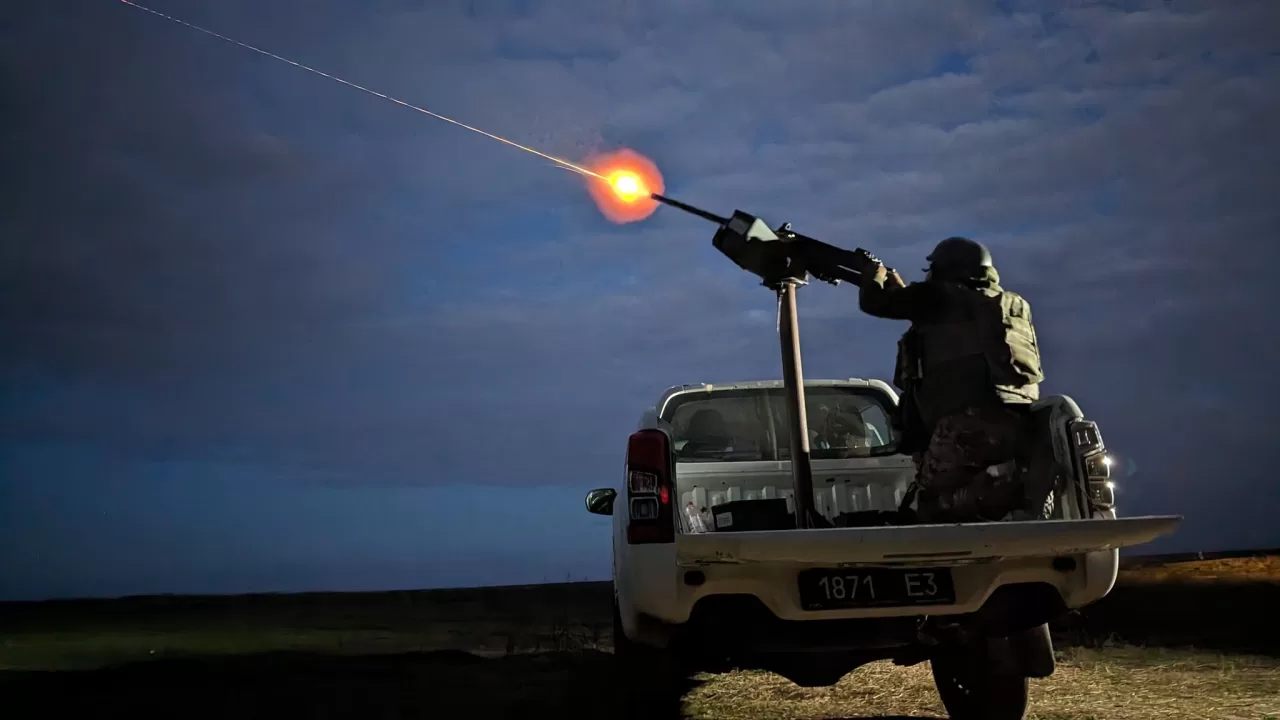 Mobile fire group in action / Photo: Western Operational-Territorial Association of the National Guard of Ukraine