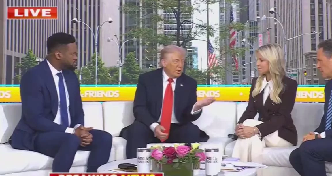 Президент США Дональд Трамп в ефірі Fox News / Кадр з відео