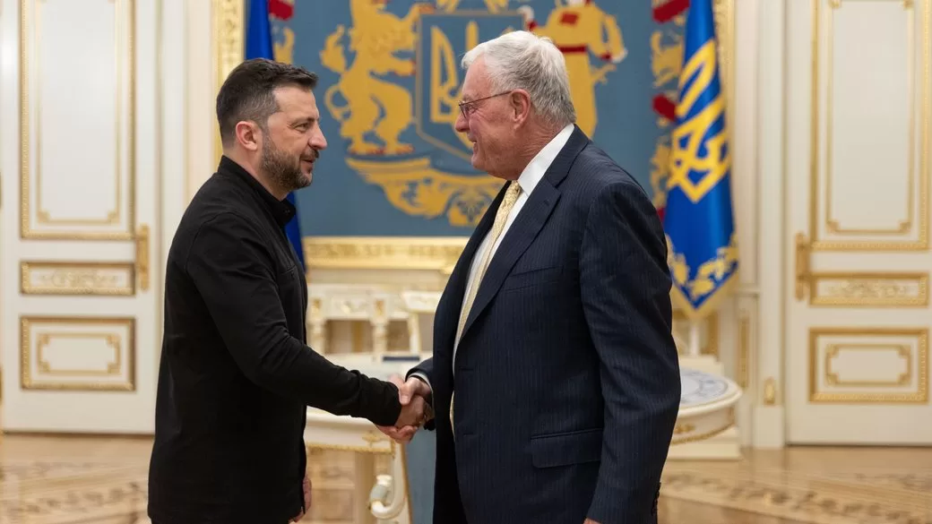 Президент Украины Владимир Зеленский и спецпредставитель США Кит Келлог / Фото: Офис президента Украины