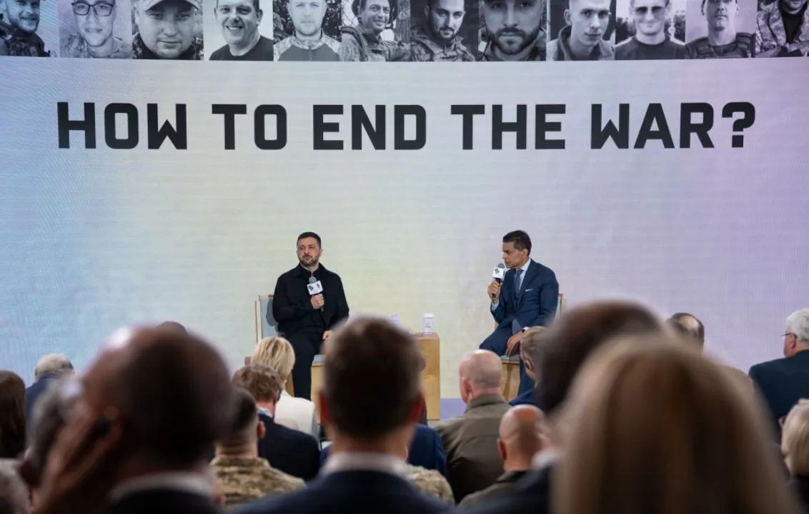 President of Ukraine Volodymyr Zelenskyy speaks at the annual Yalta European Strategy meeting / Photo: Office of the President