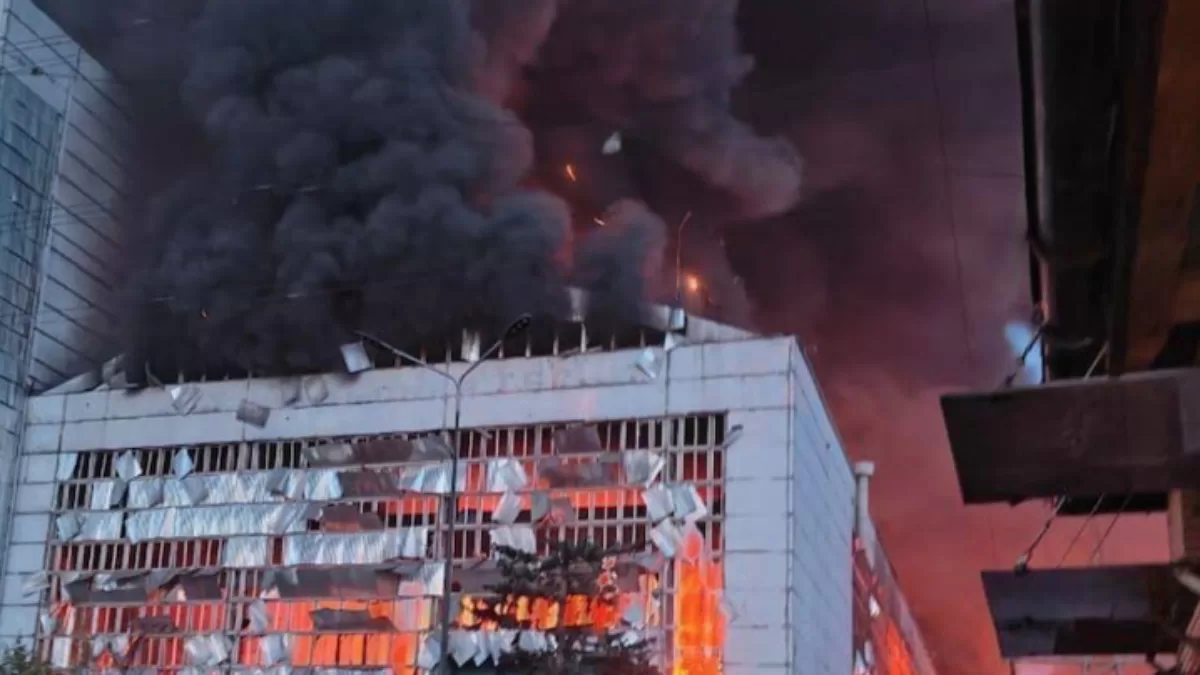 On 11 April 2024, Russian occupiers completely destroyed the Trypilska Thermal Power Plant / Photo from open sources