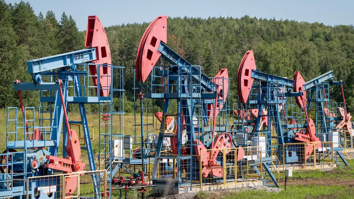 Нефтяные насосы за пределами города Альметьевск, 14 июля 2025 года / Фото Reuters