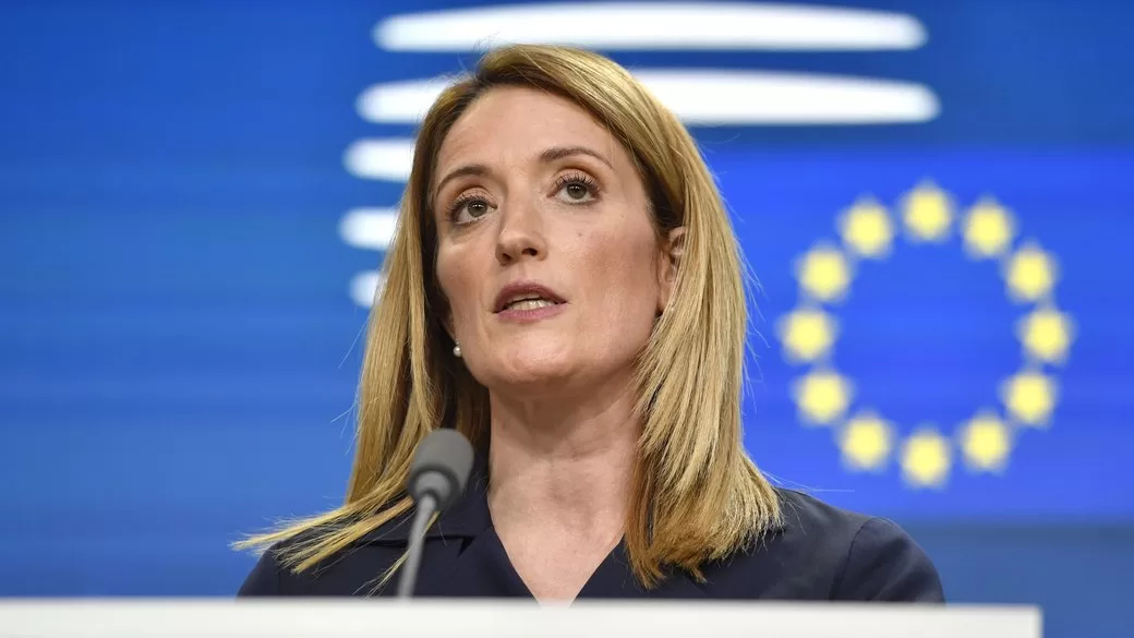 Президент Европарламента Роберта Мецола / Фото: AP