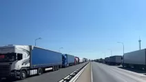 Вантажівки на кордоні / Фото: Фото: Митниця Білорусі, Telegram