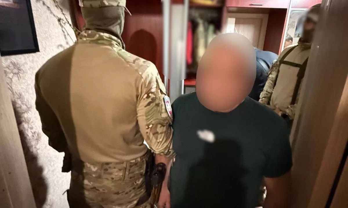 Затриманий за підозрою в мінуванні / Фото: ГУНП в Київській області