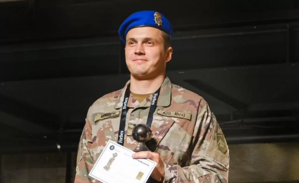 Нацгвардієць "Морті" потрапив у рейтинг Forbes Ukraine "30 до 30" / Фото: Бригада "Хартія"