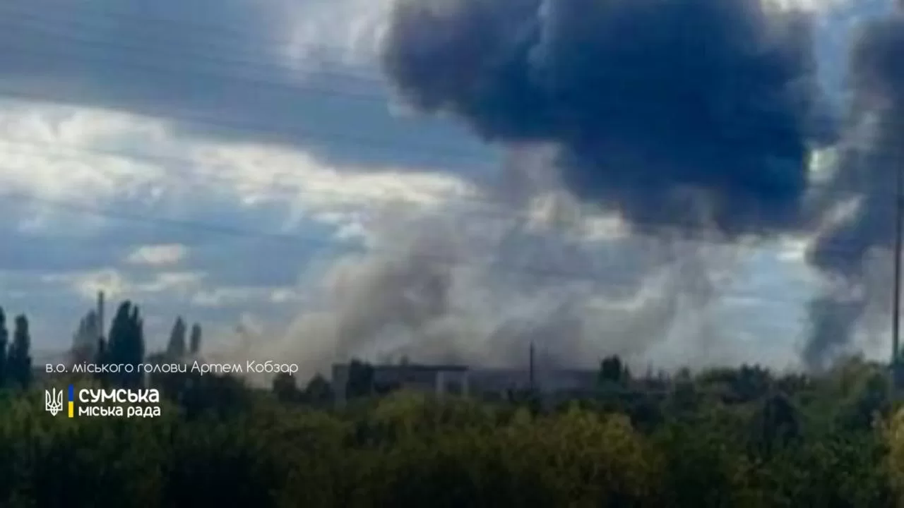 Удари РСЗВ по промисловій зоні у Ковпаківському районі Сум / Фото Сумська міська рада