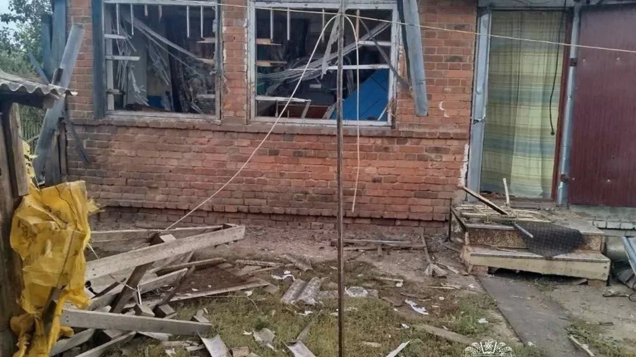 У Тимофіївці пошкоджено приватний будинок, господарчі споруди, електромережі / Фото Харківська ОВА