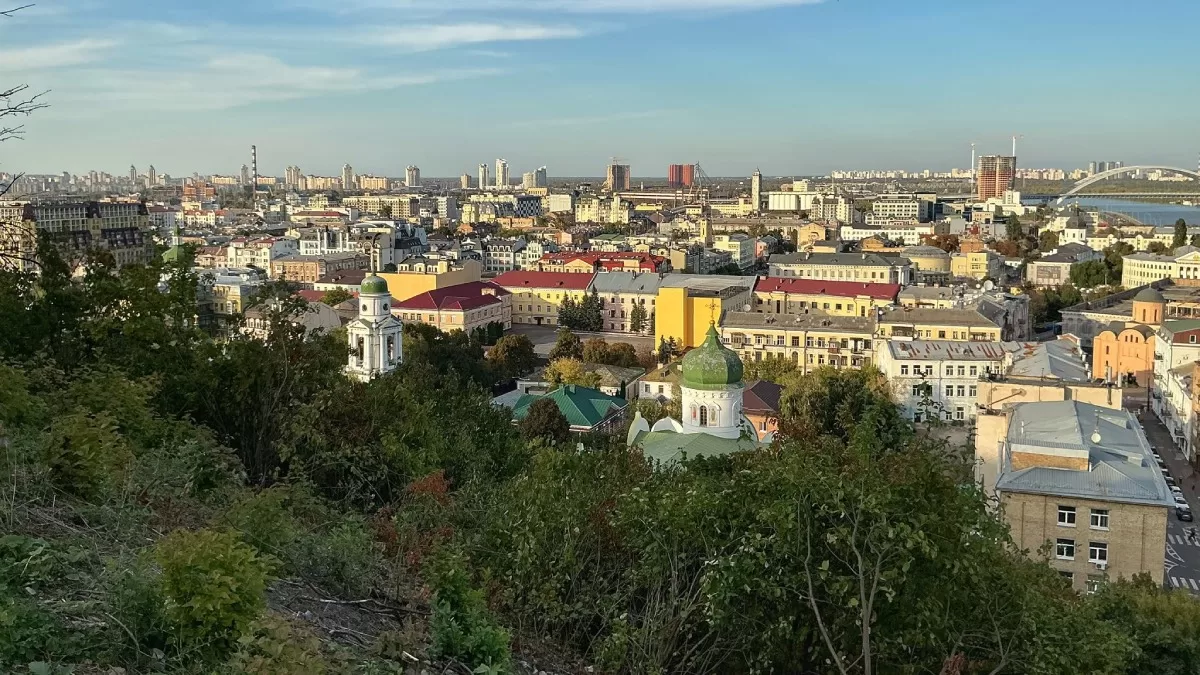 Вид На Київ із Замкової гори / Фото з Facebook Ivanenko Ludmila