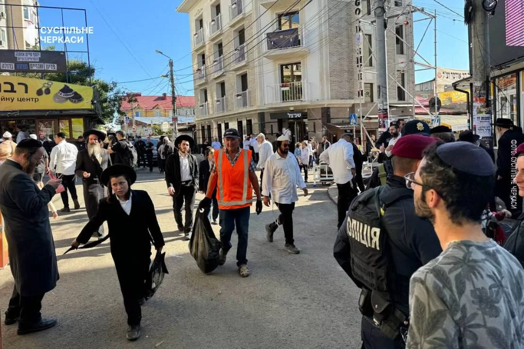 Хасиды в Умани / Фото: Суспільне Черкаси