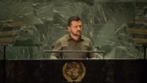 Выступление Владимира Зеленского на Генассамблее ООН, 2023 / Архивное фото: Офис Президента
