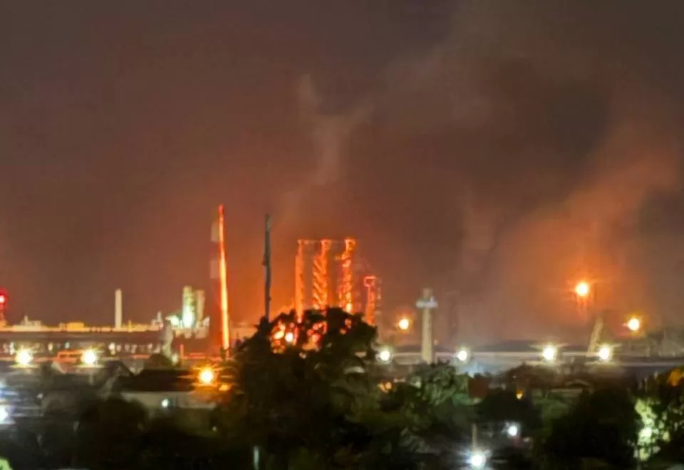 Пожежа на Афіпському НПЗ 26 вересня / Фото: РосЗМІ