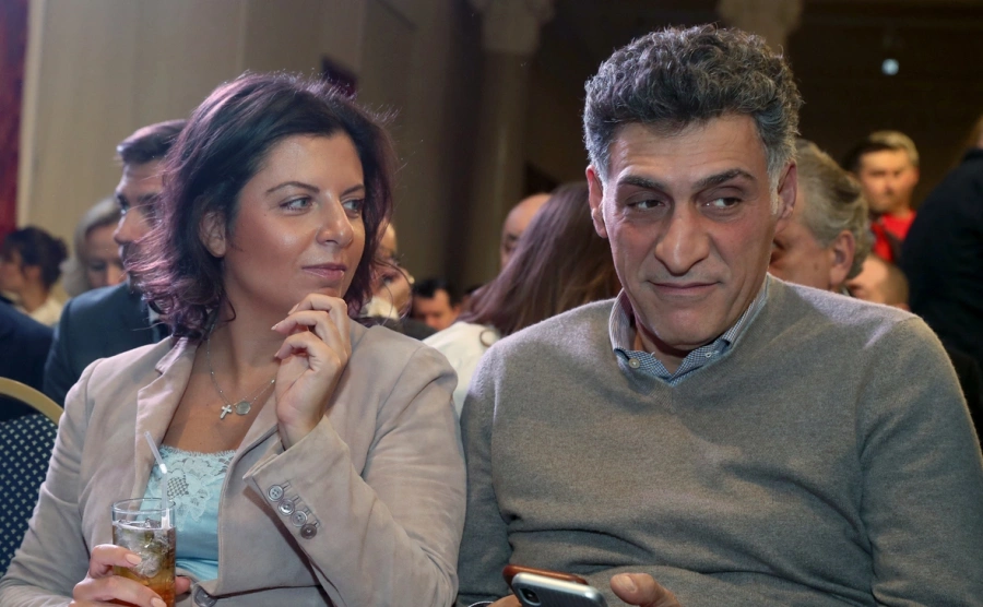 Маргарита Симоньян і Тигран Кеосаян / Фото: ТАСС