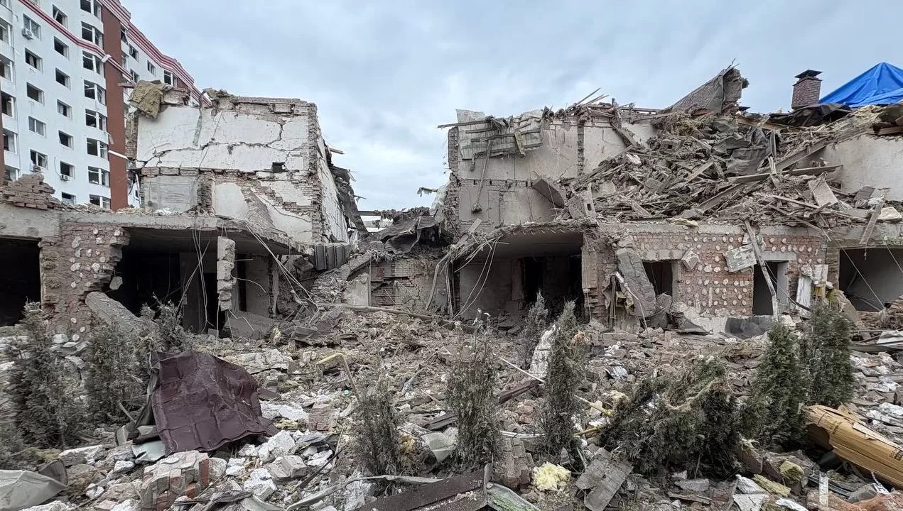 Разрушенный дом под Киевом в результате массированной атаки 28 сентября / Фото из открытых источников