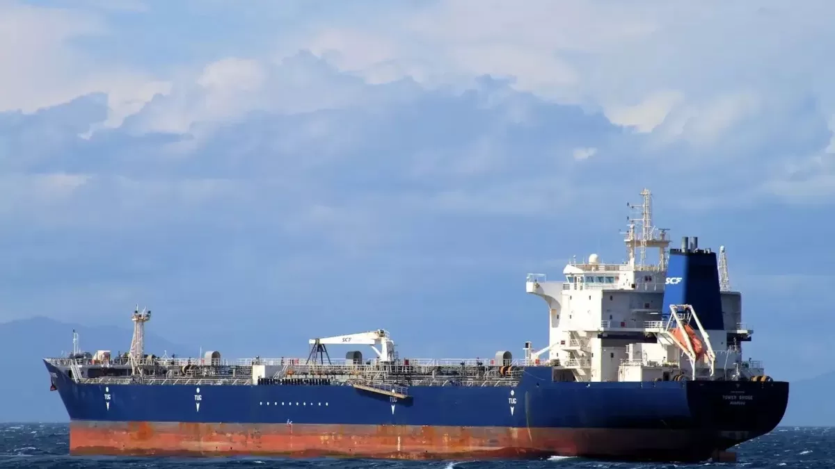 Один из танкеров российского теневого флота «TOPAZ» / Фото ГУР