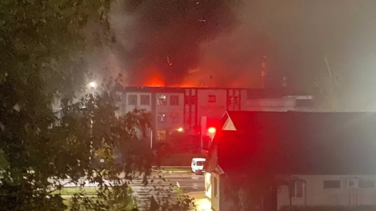 Последствия атаки на завод Электродеталь