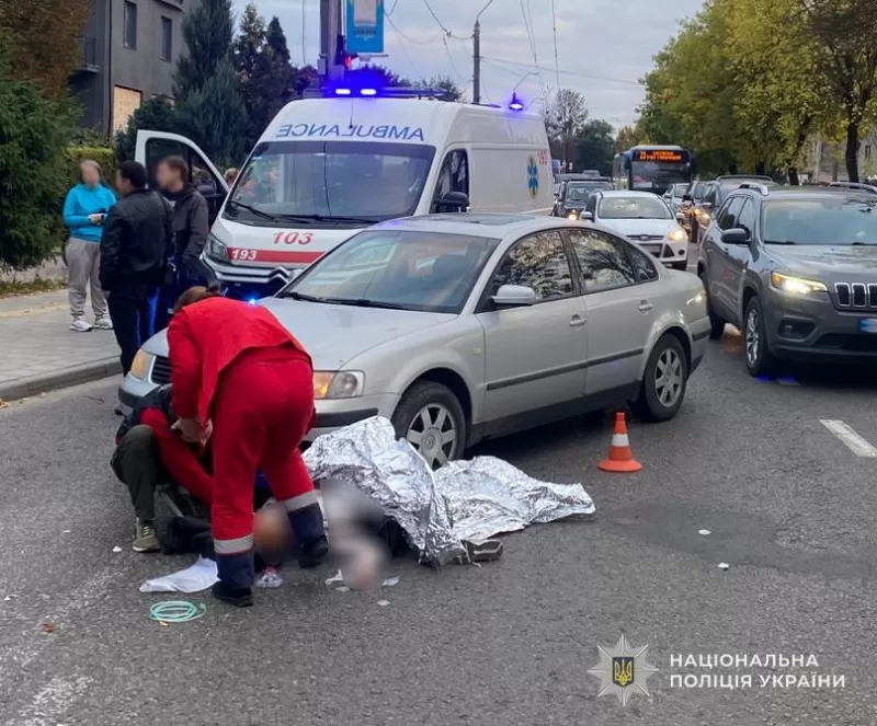 У Львові в ДТП загинула 72-річна жінка / Фото: Нацполіція