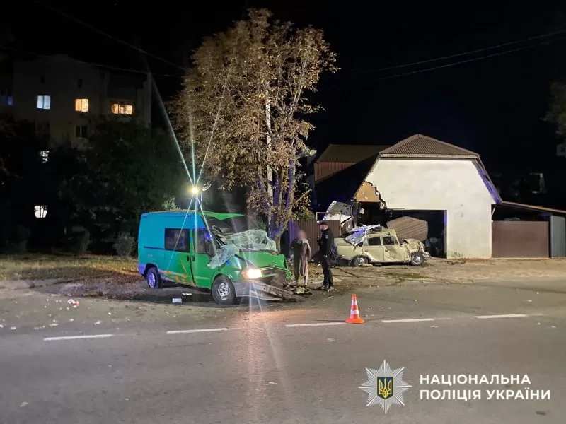 Место ДТП в Обухове / Фото: Полиция Киевской области