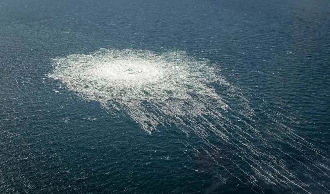 Утечка газа из газопроводов Nord Stream в Балтийском море / Фото: Reuters