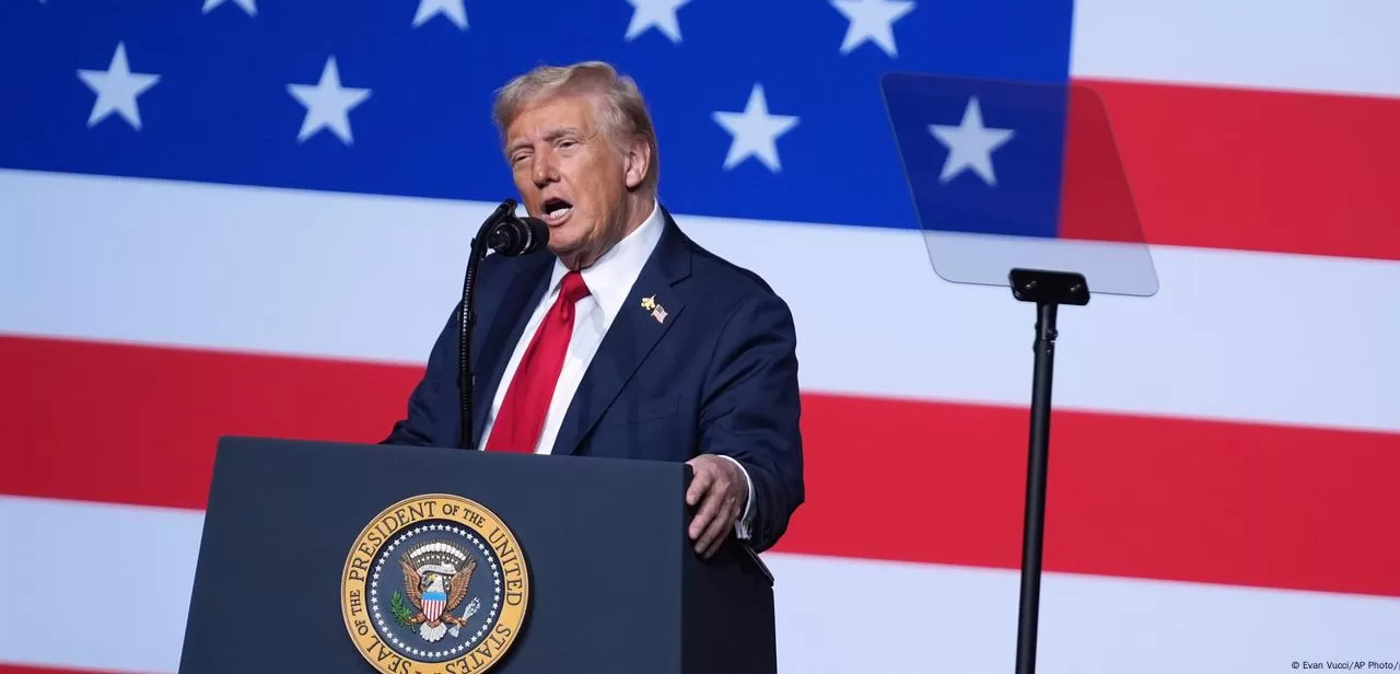 Виступ Дональда Трампа в Квантіко / Фото: Evan Vucci/AP Photo/picture alliance