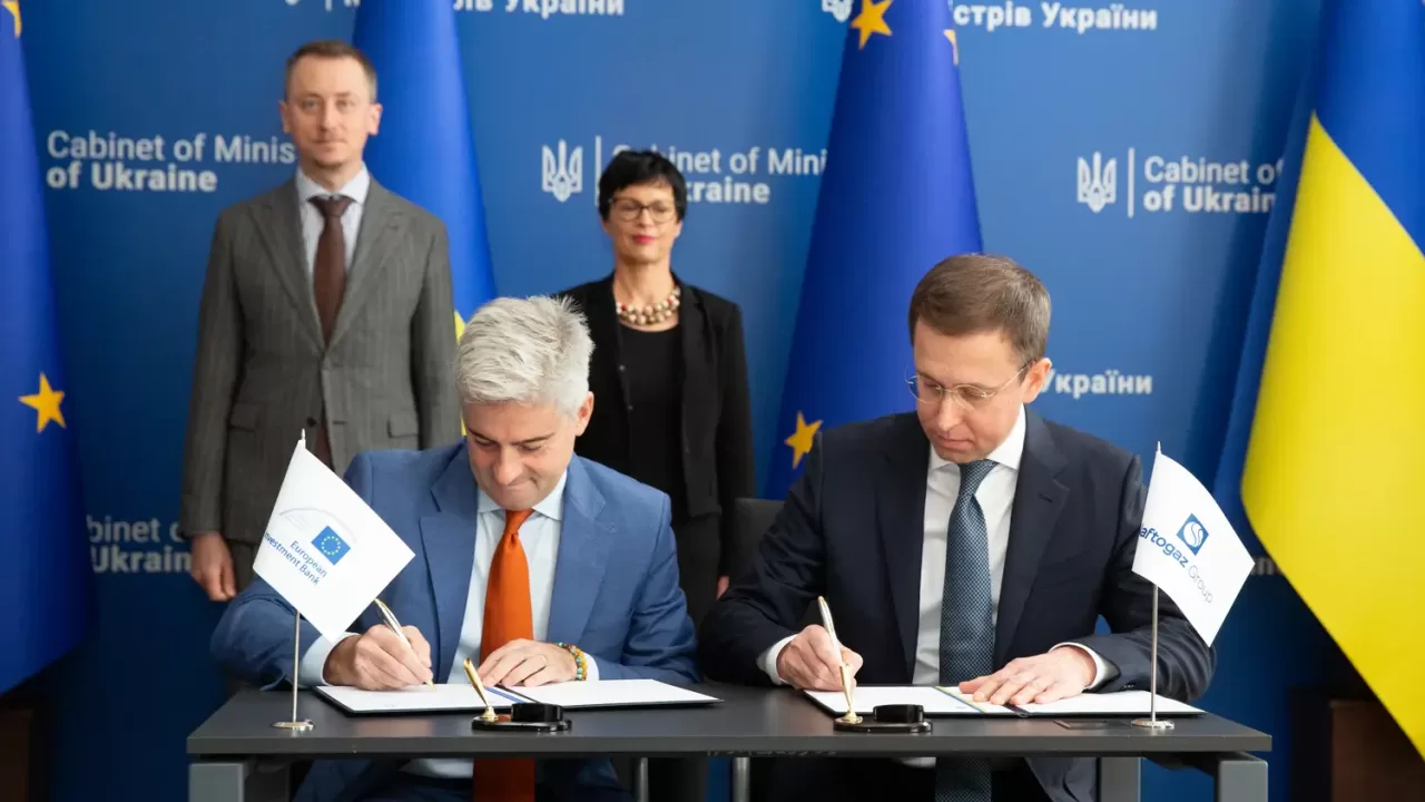 Matteo Rivellini and Serhiy Koretsky / Photo: Naftogaz