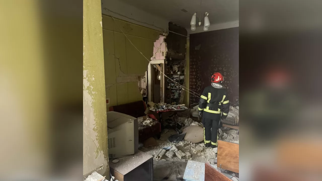 Зруйнована внаслідок вибуху газу квартира у Львові / Фото: Андрій Москаленко