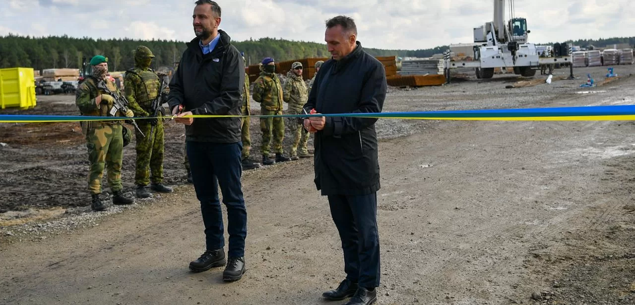 Відкриття навчального центру Camp Jomsborg у Польщі, 1 жовтня 2025 року / Фото: Міноборони Польщі
