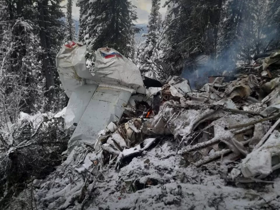 Місце авіакатастрофи / Фото: Telegram-канал Zvezdanews