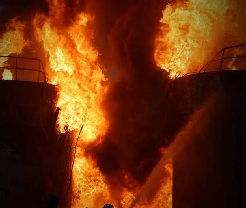 Civilian facilities that supply gas to people during the heating season are under attack / Photo: SES