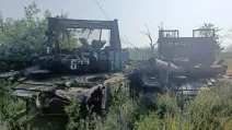 Знищені російські танки / Фото: t.me/lost_warinua