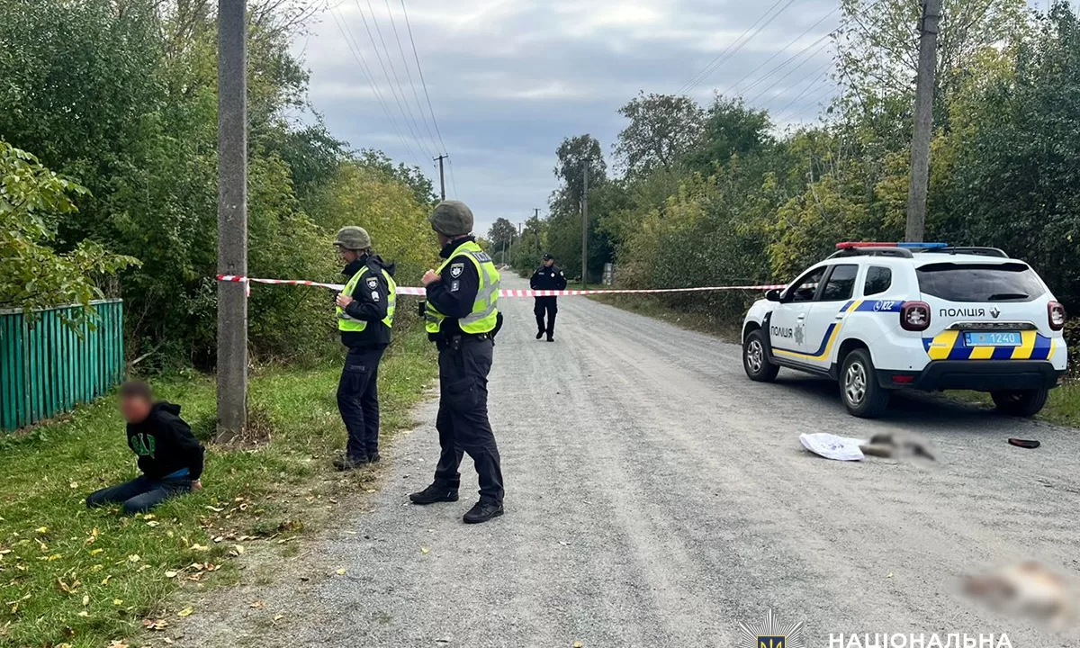 Задержание подозреваемого в двойном убийстве / Фото: ГУНП в Житомирской области
