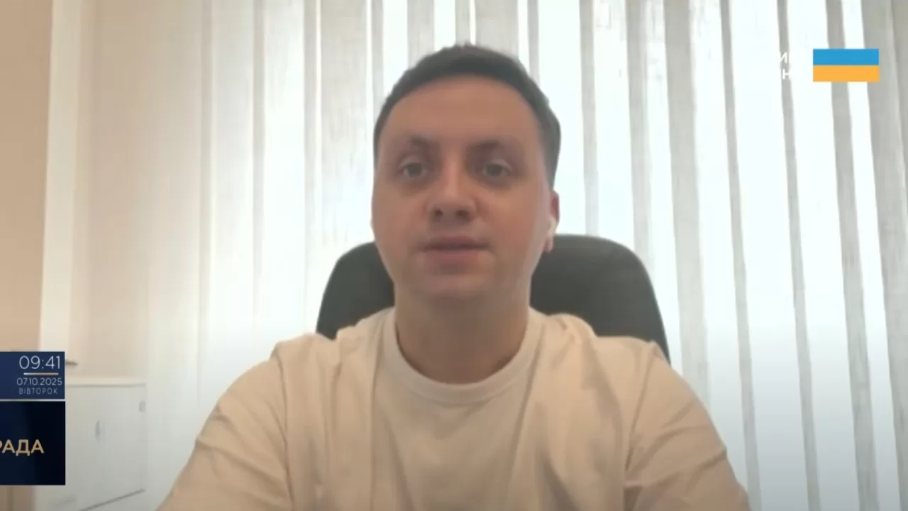 Володимир Крейденко в ефірі телемарафону "Єдині новини" / Скриншот з відео