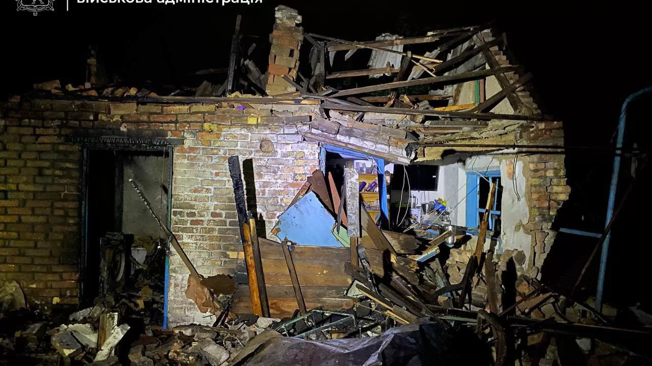 Зруйнований будинок у Запоріжжі / Фото: Запорізька ОВА