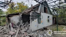 Разрушенный дом в Херсонской области / Фото: Полиция Херсона