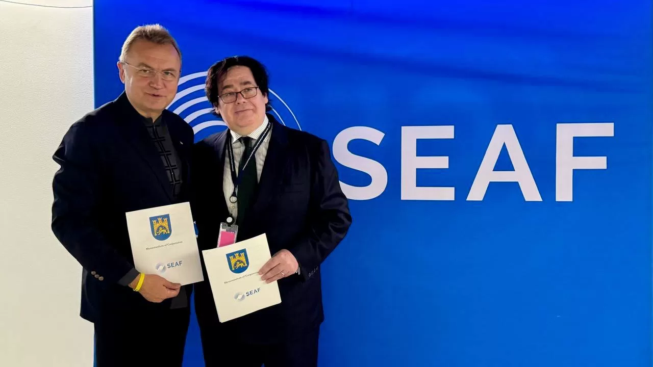 Мер Львова Андрій Садовий підписав угоду з інвестиційним фондом SEAF / Фото: Андрій Садовий