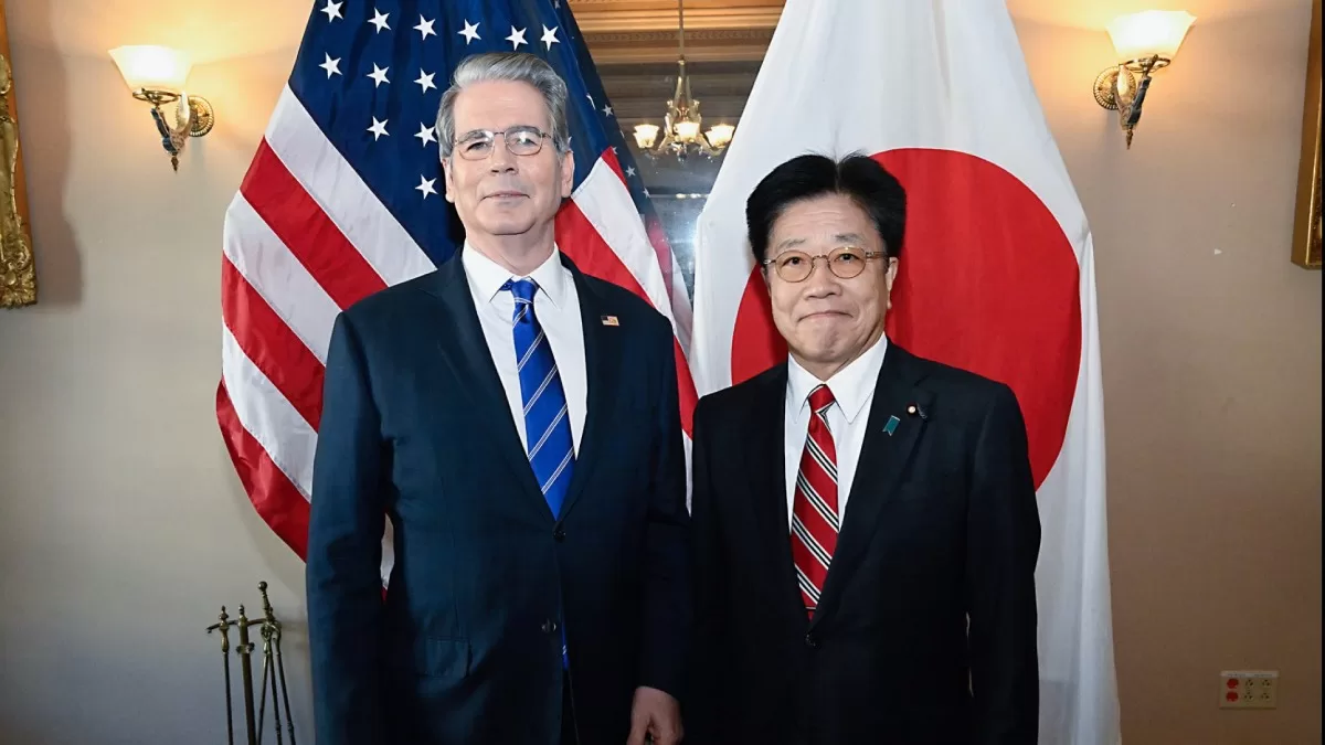 Скотт Бессент і Кацунобу Като / Фото з X @SecScottBessent