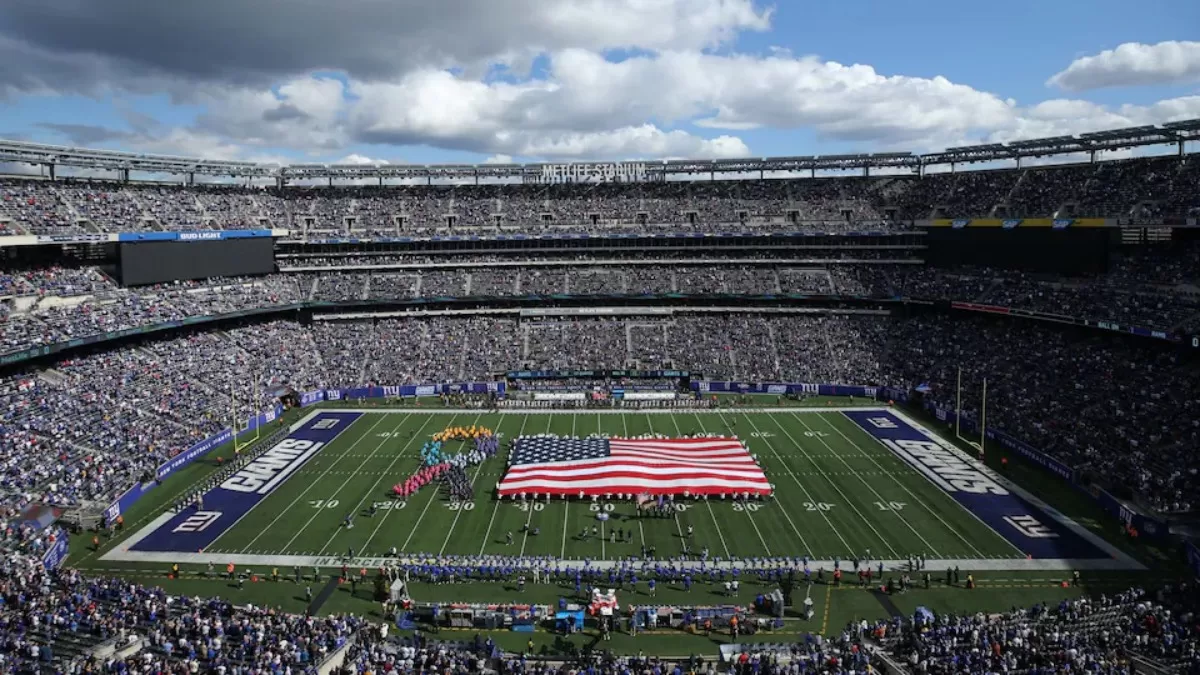Стадион MetLife Stadium в Нью-Джерси примет финал чемпионата мира по футболу в следующем году Фото USA Today