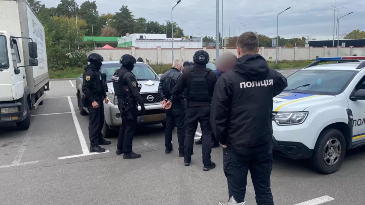 Затриманий за підозрою у вимаганні хабаря / Фото: ГУНП в Київській області