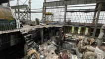 Наслідки ракетних ударів РФ по ТЕЦ-5 у Харкові, квітень 2024 року / Фото Суспільне
