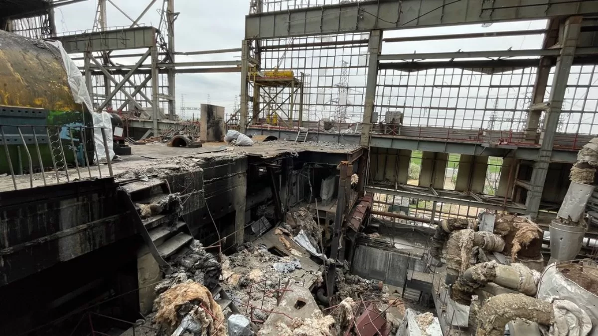 Наслідки ракетних ударів РФ по ТЕЦ-5 у Харкові, квітень 2024 року / Фото Суспільне
